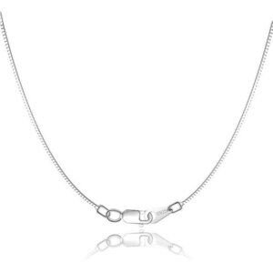 Elegant 925 Sterling Silver 18K Gold Plated Delicate Chain Necklace